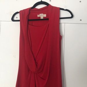 Red Michael Kors dress